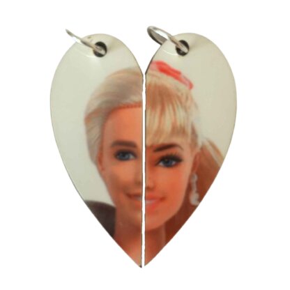 Barbie and Ken Matching Necklace Couple Gifts