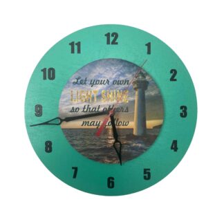 Motivational Lighthouse Wall Clock