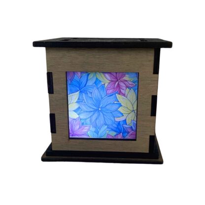 Mothers Day Gift of 5 inch Decorative Box that lights up with a LED Tealight
